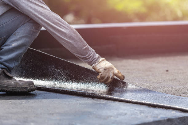Professional Waterproofing technician working in Belmar, NJ